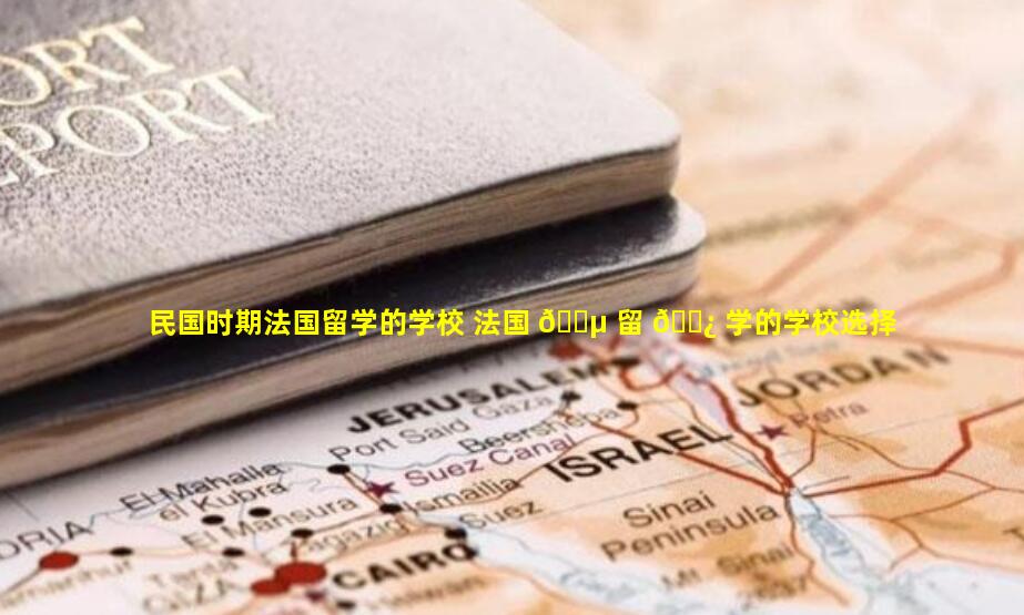 民国时期法国留学的学校 法国 🐵 留 🌿 学的学校选择